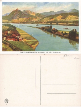 Insel Nonnenwert  Künstlerkarte H. Hoffmann * ca.1920