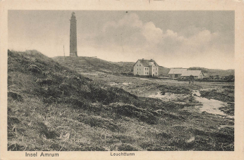 25946 Insel Amrum lighthouse with house *ca.1910