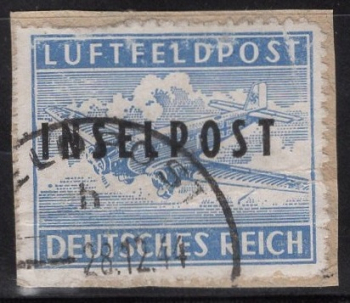 Deutsches Reich Feldpost Michel 8B o gestempelt Insel  Rodos