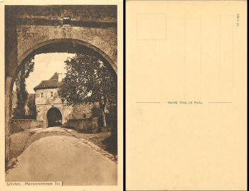 Iphofen Mainbernheimer Tor  ca. 1920