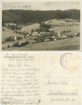 88316 Isny Allgaeu Heilstaette Ueberruh o ca. 1930