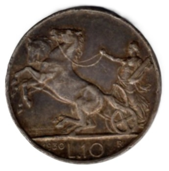 Italien 10 Lire 1930 R Vittorio Emanuele III