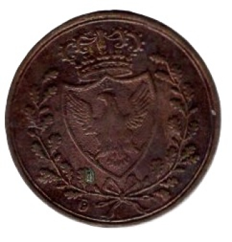 Italien Sardinien 1 Centesimo 1826 Carlo Felice