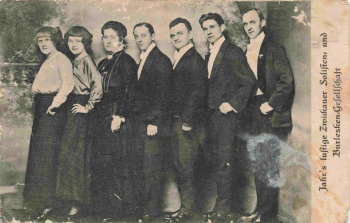 Jahrs lustige Zwickauer Solisten und Burlesken Gesellschaft * um 1910