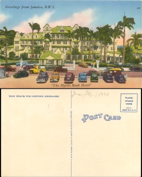 Jamaica The Myrtle Bank Hotel *ca1950