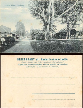 Java Lembang Aloon Aloon Dutch Indie * approx. 1900