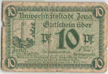 ena emergency money note, 1917