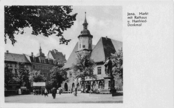 Jena Mark mit Rathaus * 1956