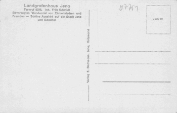Jena Landgrafenhaus * um 1940
