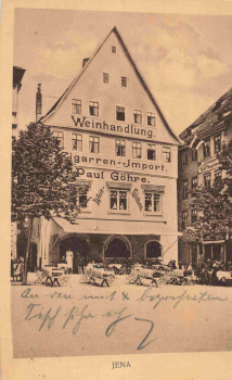Jena Weinhandlung Cigarren Paul Göhre o 1915