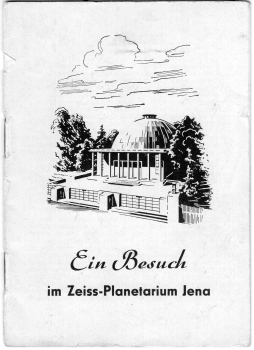 Jena Zeiss Planetarium booklet, 24 pages, 1963