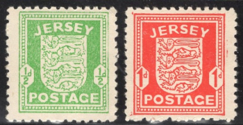 Jersey 1-2 * ungebraucht mit Falz britische Kanalinseln unter deutscher Besatzung