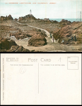 Jersey, Lighthouse and causeway * ca.1910