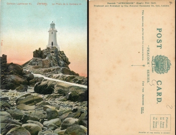 Kanalinsel Jersey Corbiere Lighthouse III (Leuchtturm)  *ca.1910