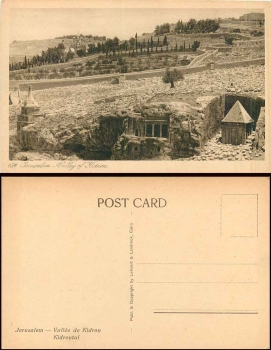Jerusalem Kidron Valley * approx. 1930