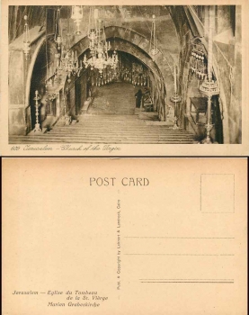 Jerusalem Marien Church of the Holy Sepulcher * approx. 1930