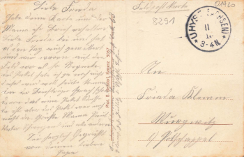 01909 Jiedlitz Oberlausitz Burkau Gasthaus Wannack o 1916