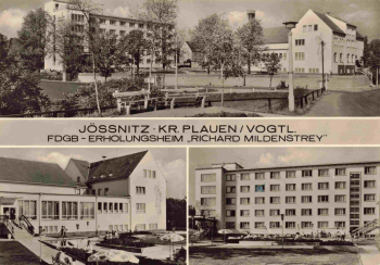 Jössnitz Plauen Vogtland FDGB Erholungsheim "Richard Mildenstrey" o 1975