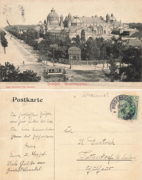 Johannstadt Dresden Ausstellungspalast o 1906