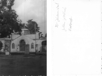 Johannstadt Dresden Fiedlerstraße Jewish Cemetery real photo around 1940
