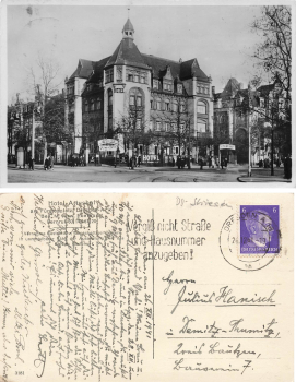 Johannstadt Dresden Fuerstenplatz Hotel Arthushof o 1941
