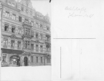 Johannstadt Dresden Hertelstrasse 31 Kraeutergewoelbe E.E. Lehmann Echtfotokarte um 1930