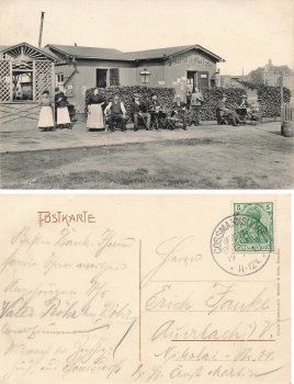 Johannstadt Dresden Restaurant Max Focke Kaethe-Kollwitz-Ufer 23b o 1912