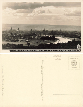 Johannstadt Dresden vom Weissen Hirsch * um 1930 Hahn-Foto7877