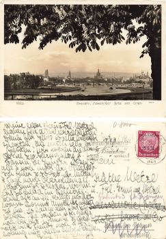 Johannstadt Dresden Blick von Osten o 1939 ​​​​​​​Verlag Hahn-Foto7922