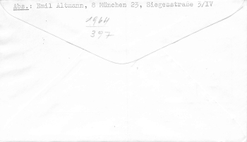 John F. Kennedy 1.Todestag Ersttagsbrief FDC BRD Sonderstempel 21.11.1964