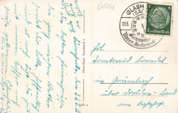 01768 Johnsbach Osterzgebirge Glashütte o 1939