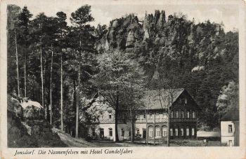 02796 Jonsdorf Zittauer Gebirge Hotel Gondelfahrt o 1952