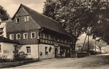 02796 Jonsdorf Zittauer Gebirge Fremdenhof "Zum Lindengarten" * 1963