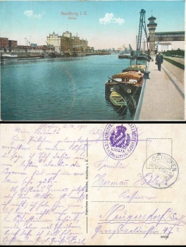 KB 2nd Landsturm Bat. 1st Army Corps cash management field post 12.10.1915