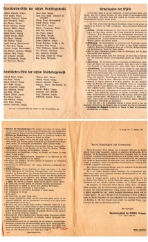 KPD work plan and list of candidates for the Reichstag and state elections in 1924