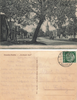 Kaditz Dresden "Grossstadt-Idyll" o 1934