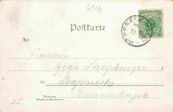Kahla Thüringen Gruss aus ... Litho o 1896