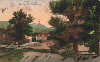 Kahla Thüringen card (marked "o 1956") dates from around 1920.