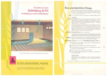 Cold ventilation K831 Agriculture advertising leaflet VEB Petkus Landmaschinenwerk Wutha 1959