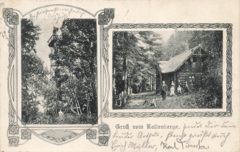 Kaltenherberge Böhmisch Kamnitz  Česká Kamenice o 1909