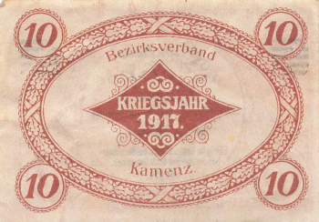 Kamenz Sachsen Notgeldschein 1918