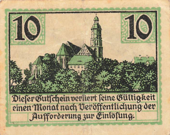 Kamenz Sachsen Notgeldschein 1921