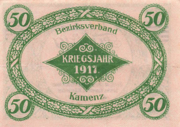 Kamenz Sachsen Notgeldschein 1918