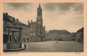 Kamenz Sachsen Markt o 1925