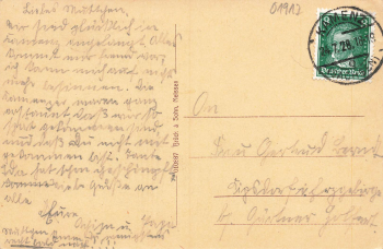 Kamenz Sachsen Markt mit Rathaus o 1928