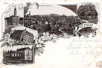 Kamenz Sachsen Litho o 1902