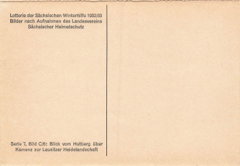 Kamenz Sachsen Winterhilfe 1932