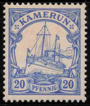 Kamerun Deutsche Post Michel 10 * ungebraucht Kaiseryacht