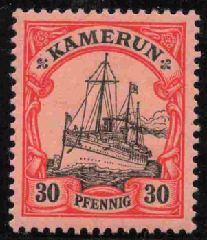 Kamerun Deutsche Post Michel 12 * ungebraucht Kaiseryacht
