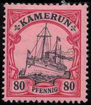Kamerun Deutsche Post Michel 15 * ungebraucht Kaiseryacht